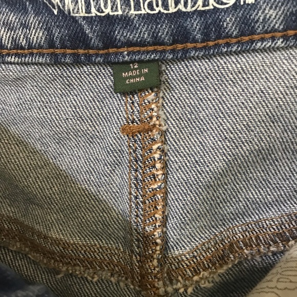 Wild Fable Blue Embellished A-Line Mini Skirt - Picture 6 of 7